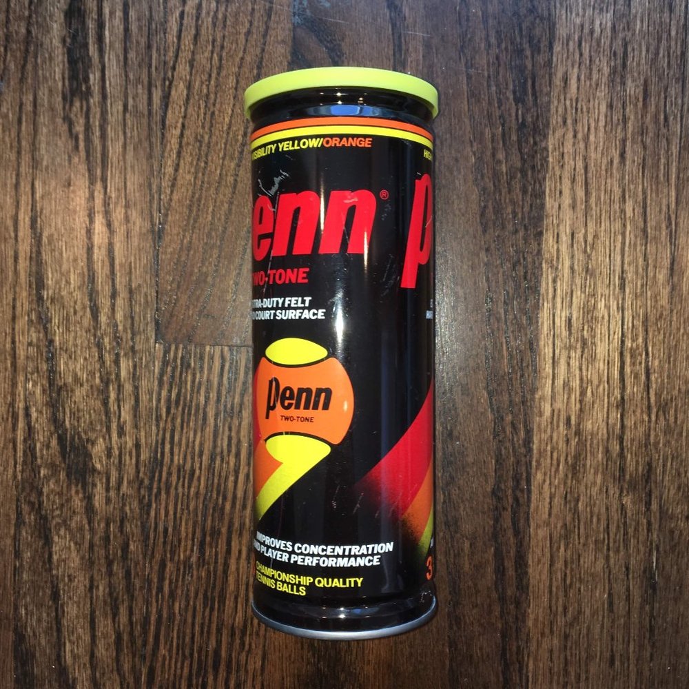 Penn Two-Tone Extra Duty Felt Hard Vintage Tennis